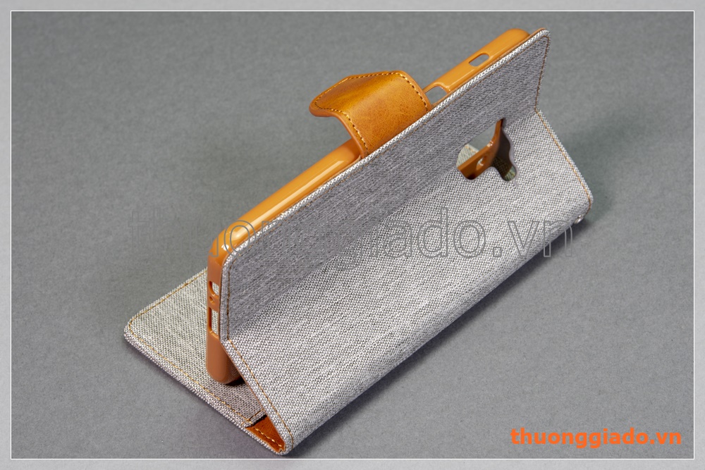 Bao da thời trang Samsung Galaxy A8+/ A8 Plus/ A730 (Hiệu GOOSPERY, CANVAS DIARY)
