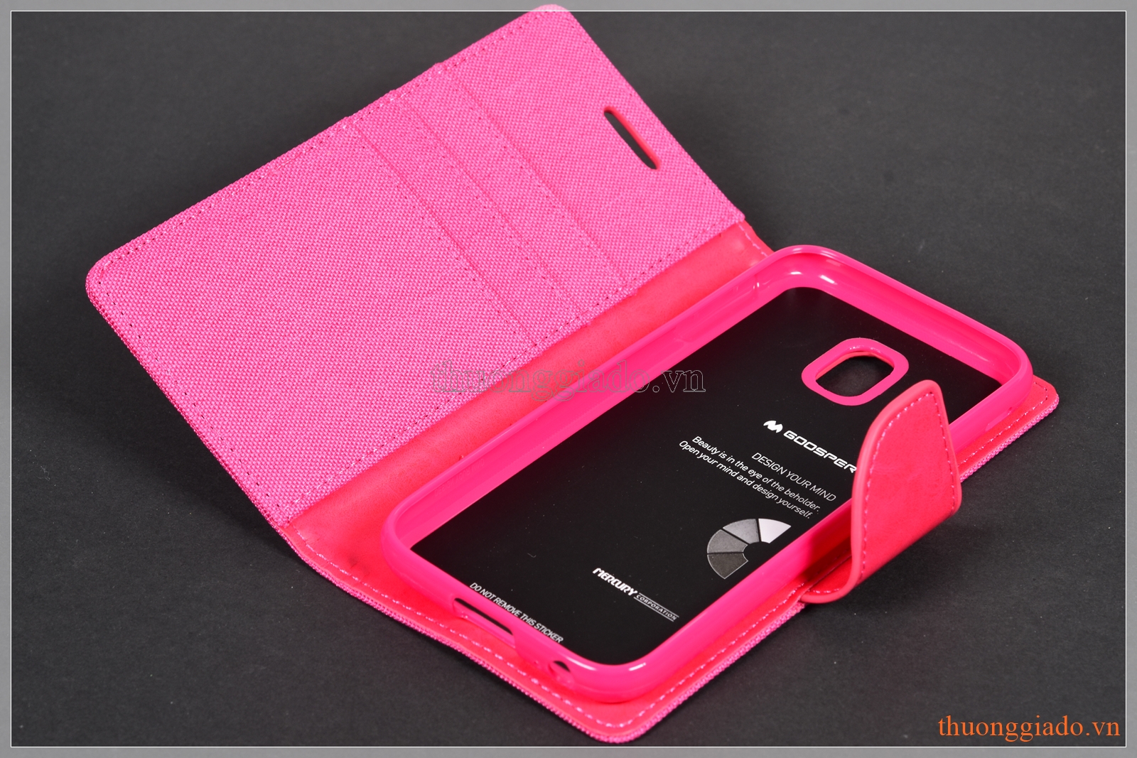 Bao da thời trang Samsung Galaxy J3 Pro/ J330 (Hiệu GOOSPERY, CANVAS DIARY)