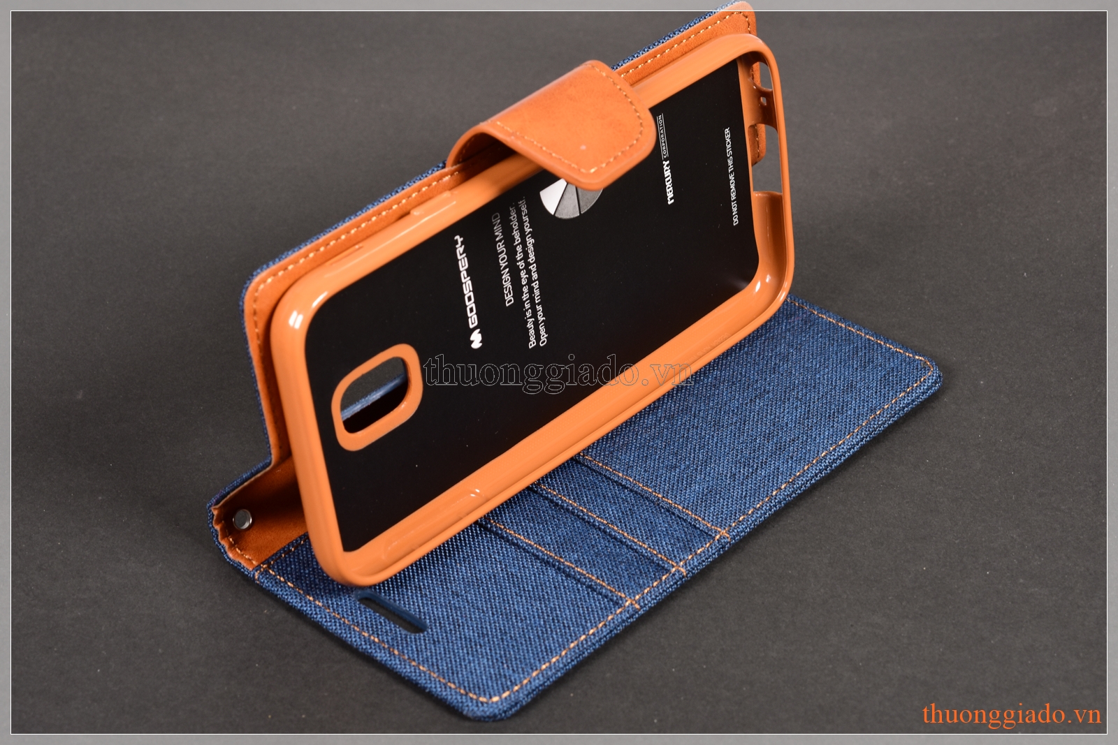 Bao da thời trang Samsung Galaxy J3 Pro/ J330 (Hiệu GOOSPERY, CANVAS DIARY)