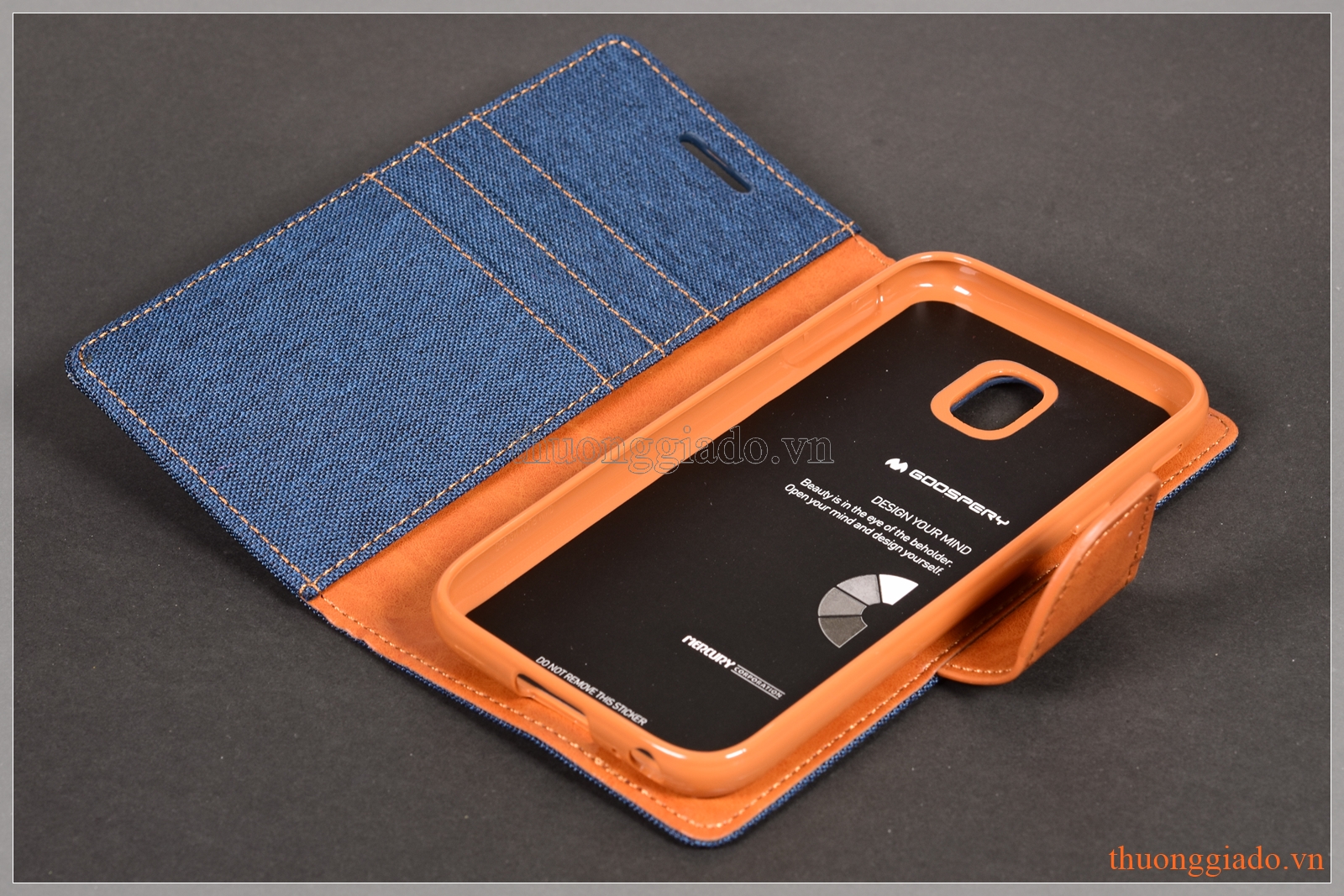 Bao da thời trang Samsung Galaxy J3 Pro/ J330 (Hiệu GOOSPERY, CANVAS DIARY)