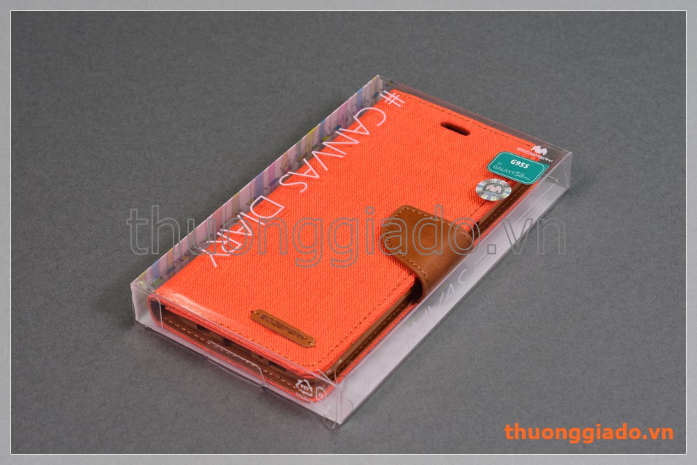 Bao da thời trang Samsung Galaxy S8+/ S8 Plus/ G955 (Hiệu GOOSPERY, CANVAS DIARY)