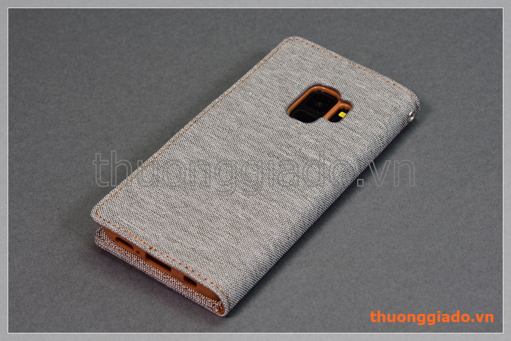 Bao da thời trang Samsung Galaxy S9/ G960 (Hiệu GOOSPERY, CANVAS DIARY)