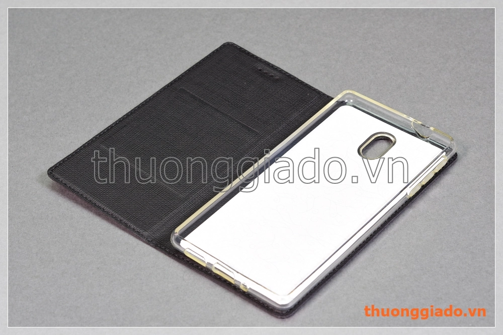 Bao da Nokia 3 (5.0") flip leather case, hiệu Vili