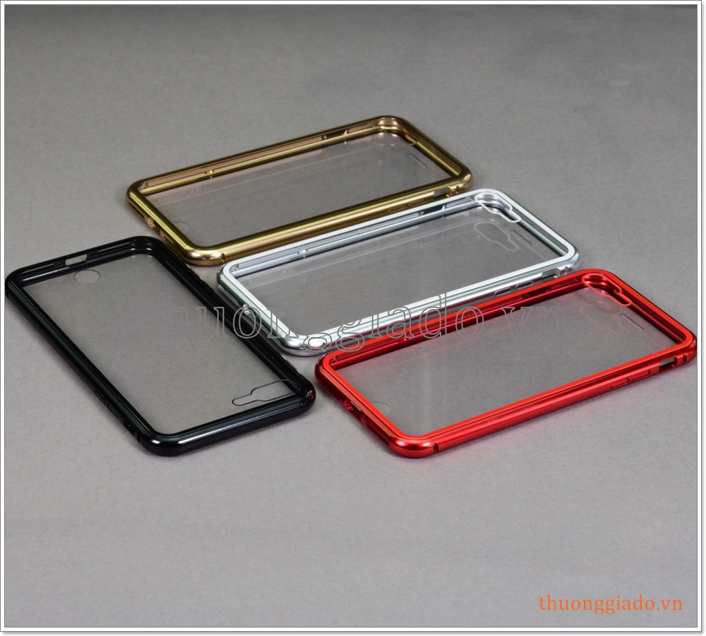 Ốp kính cường lực iPhone 7 Plus/iPhone 8 Plus, Ốp Full mặt trước+sau