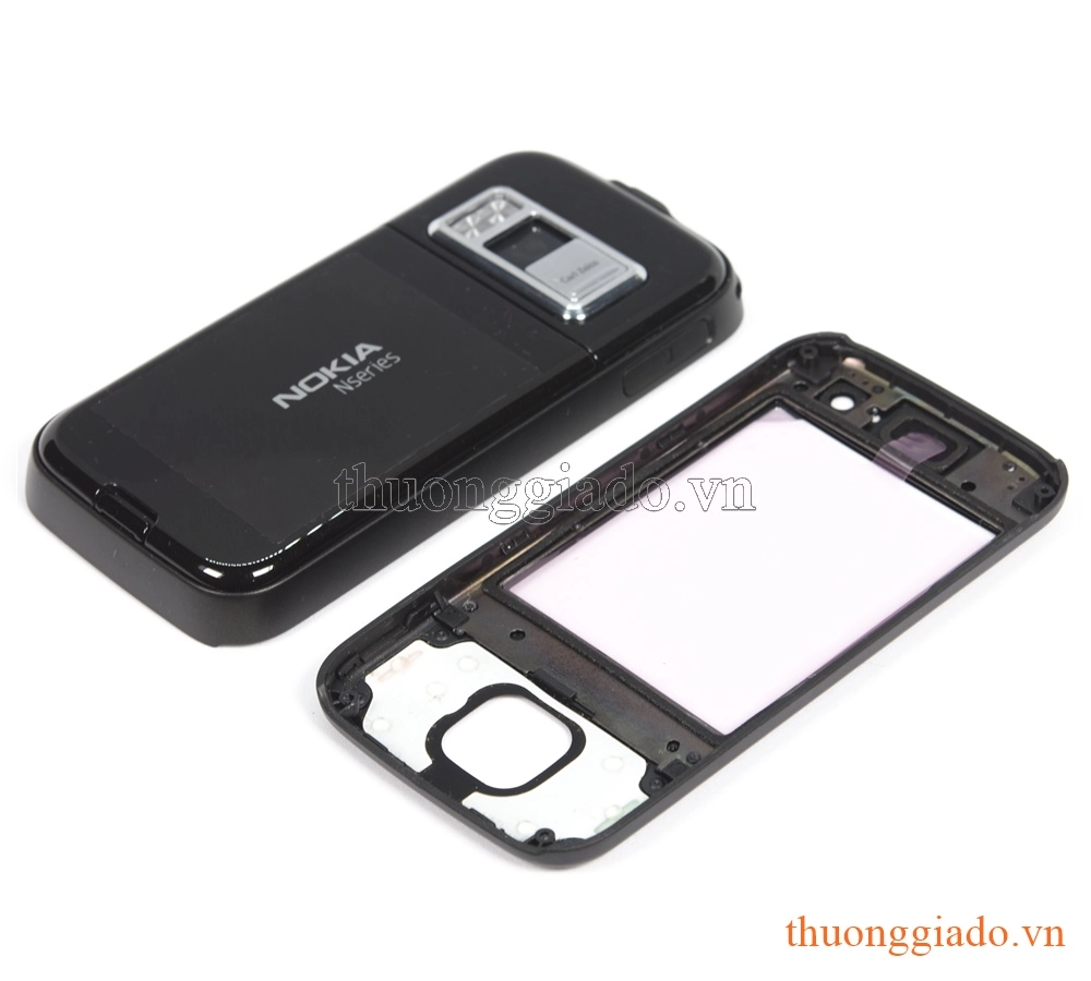 Vỏ Nokia N85 màu đen (hàng zin tháo máy, gồm cả bàn phím)