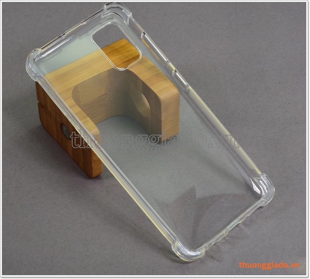 Ốp lưng Silicone Samsung Galaxy A51, ốp dẻo trong suốt, chống sốc 4 góc