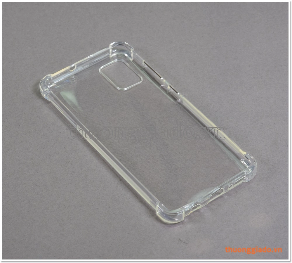 Ốp lưng Silicone Samsung Galaxy A51, ốp dẻo trong suốt, chống sốc 4 góc