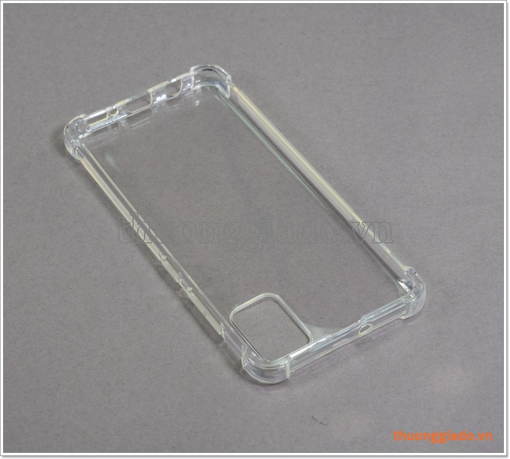 Ốp lưng Silicone Samsung Galaxy A51, ốp dẻo trong suốt, chống sốc 4 góc
