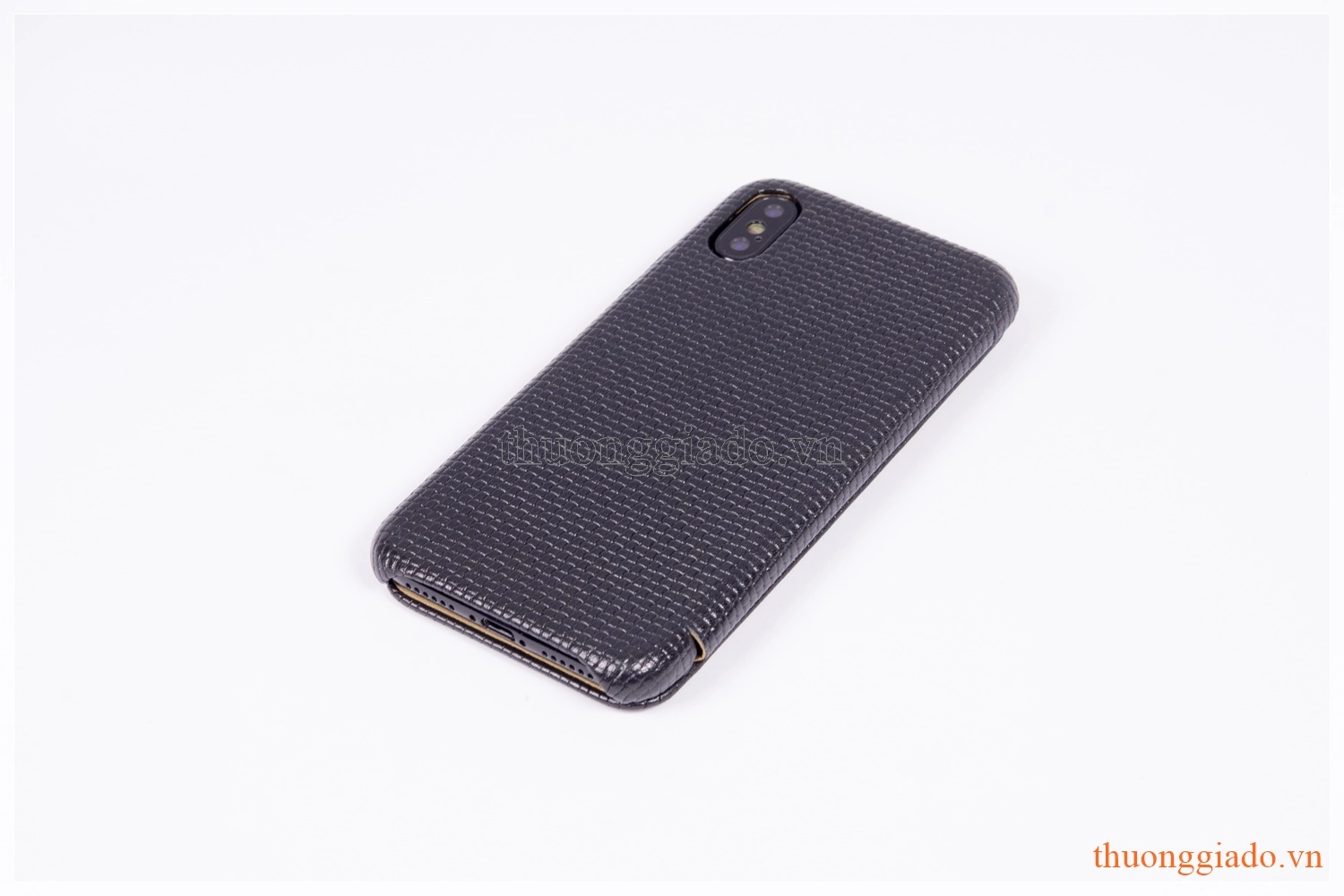 Bao da iPhone X (5.8"), iPhone Xs (5.8"), hiệu Icarer, da sần, mã RI805-BN