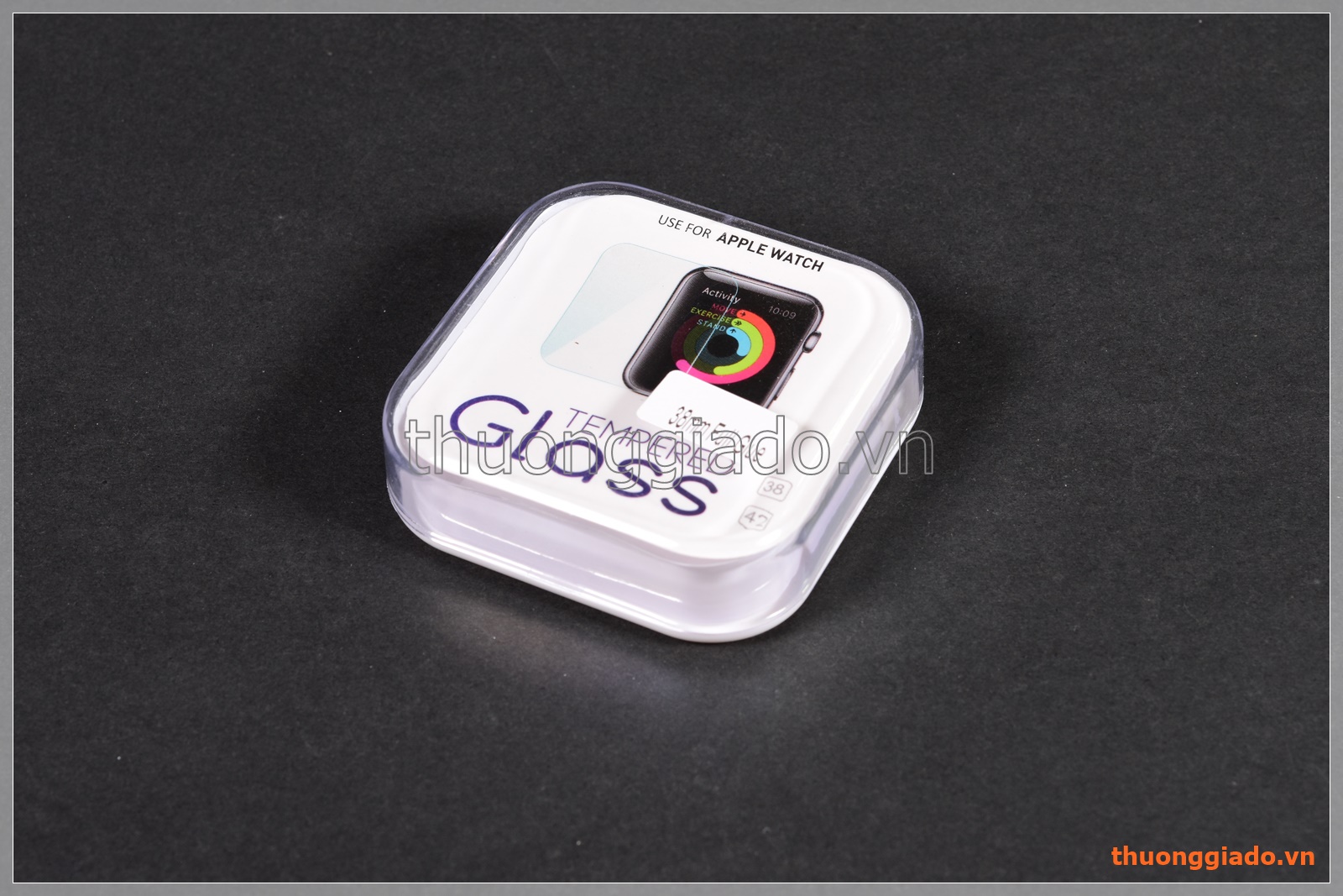 Dán kính cường lực Apple Watch 38mm, dán full màn, full keo