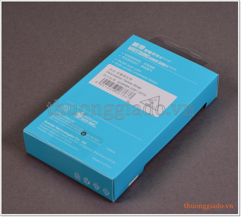 Dây đeo tay thay thế cho Honor Band 4 Running (hàng chính hãng, màu vàng)