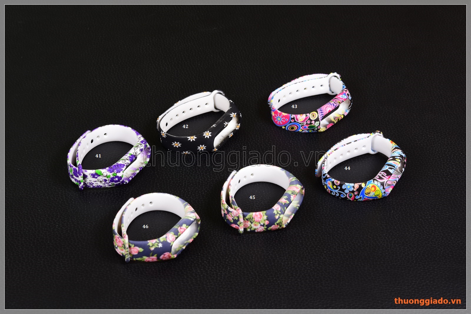 Dây đeo tay thay thế Mi Band 2 (màu sắc thời trang, chất liệu cao su)