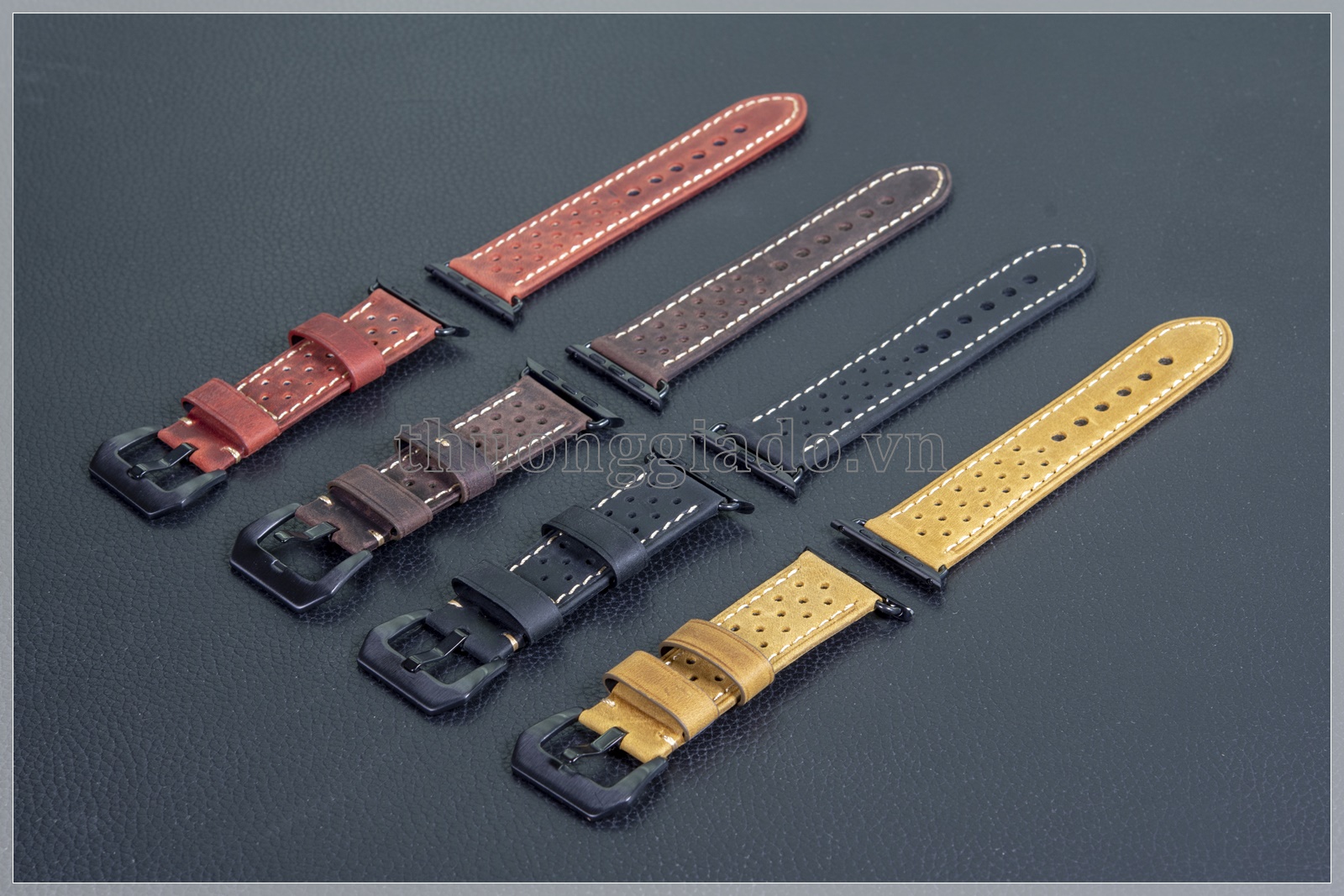 Dây đồng hồ Apple Watch 42mm (chất liệu da bò, Nike Edition)