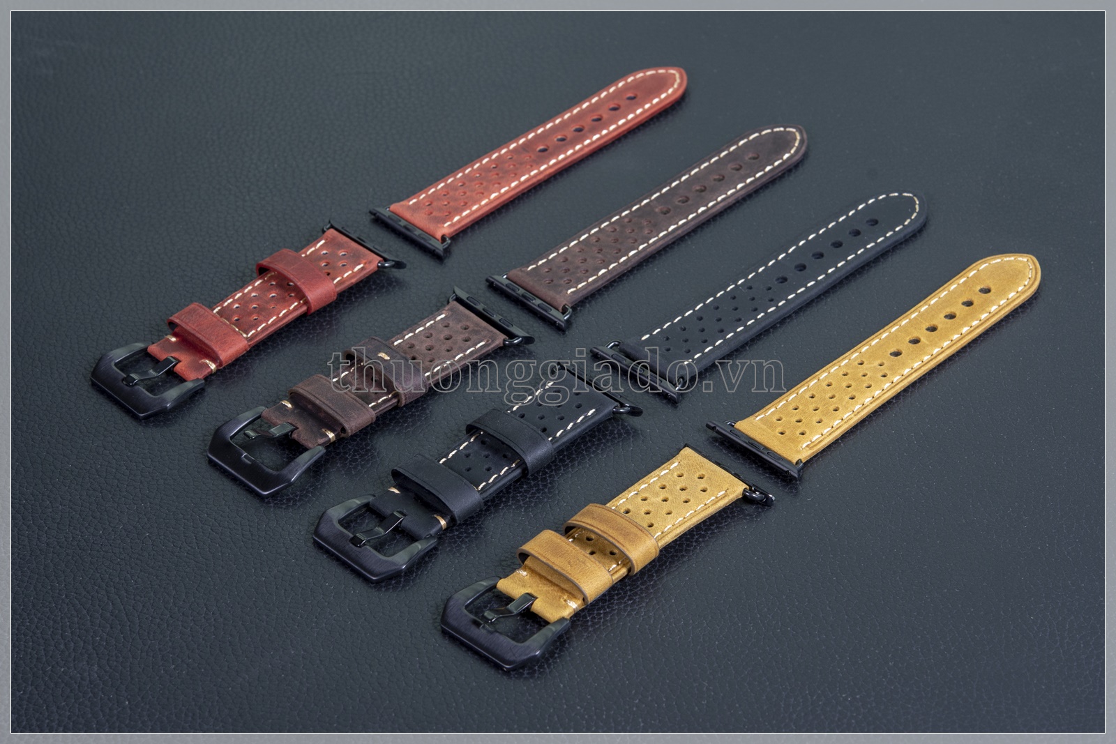 Dây đồng hồ Apple Watch 42mm (chất liệu da bò, Nike Edition)