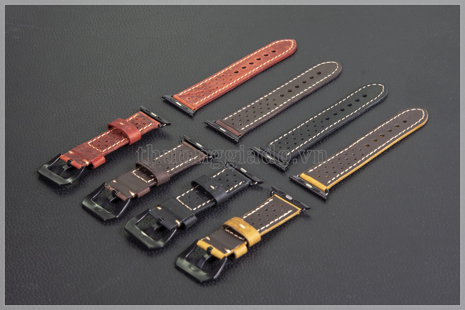 Dây đồng hồ Apple Watch 42mm (chất liệu da bò, Nike Edition)