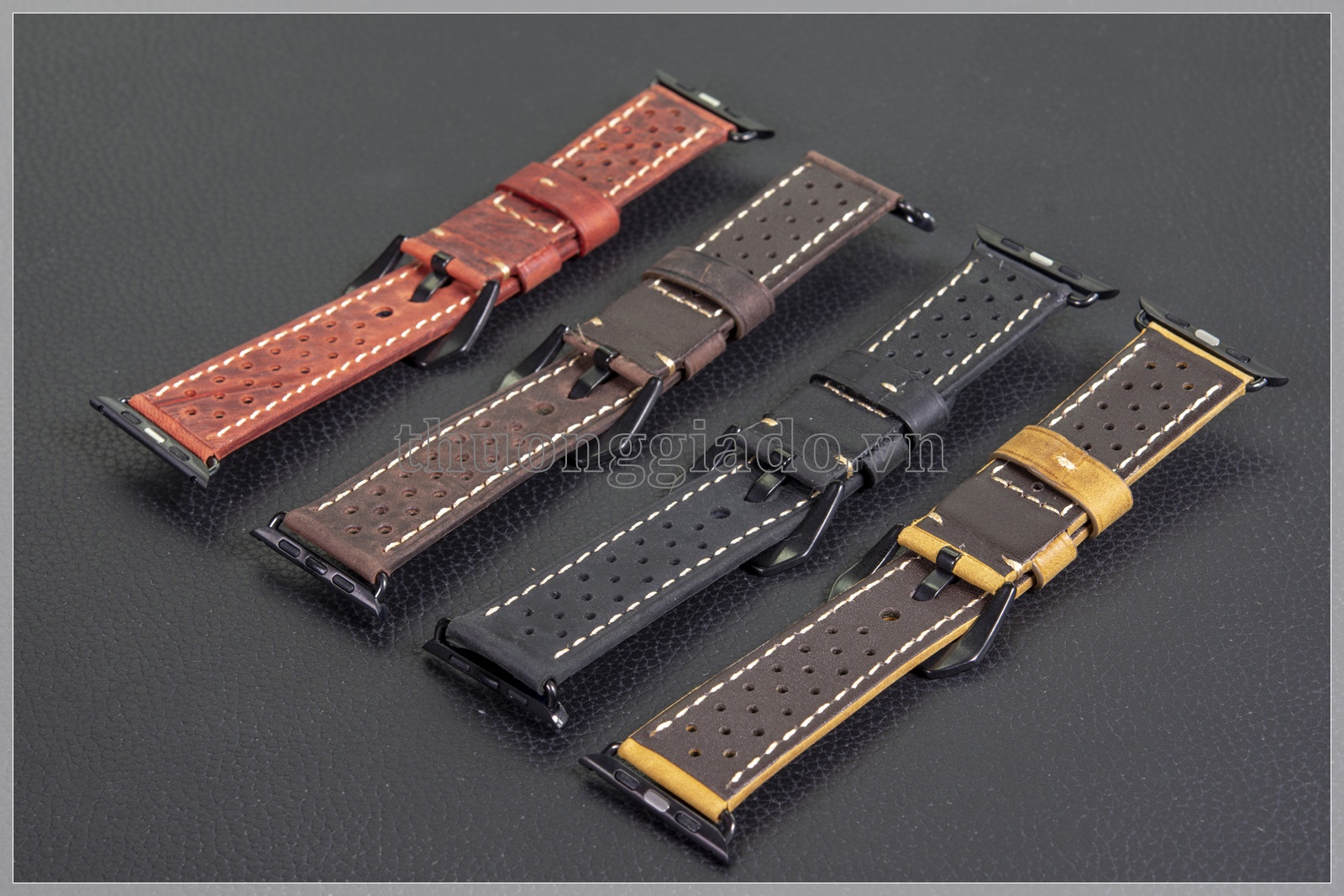 Dây đồng hồ Apple Watch 42mm (chất liệu da bò, Nike Edition)