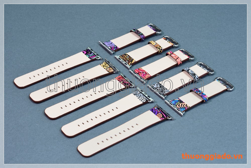 Dây đồng hồ Apple Watch 42mm (da PU, màu sắc và hoa văn)