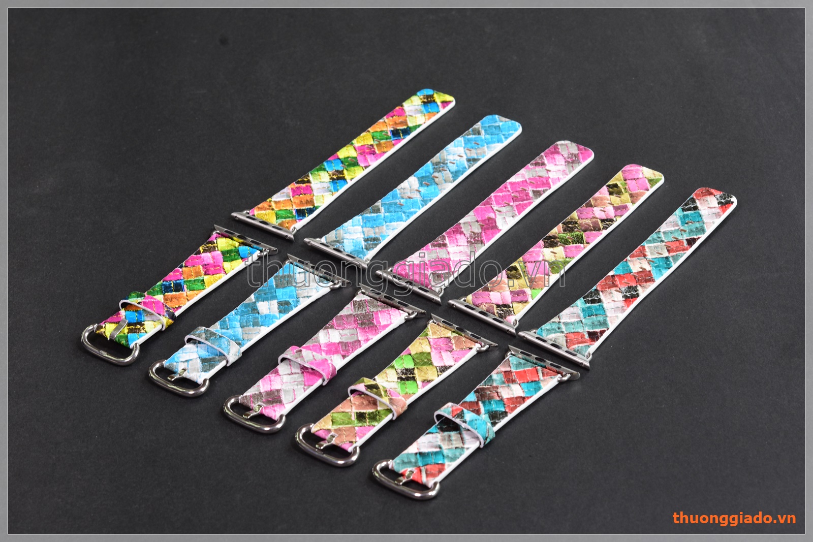 Dây đồng hồ Apple Watch 42mm (dây da PU, sắc màu thời trang)