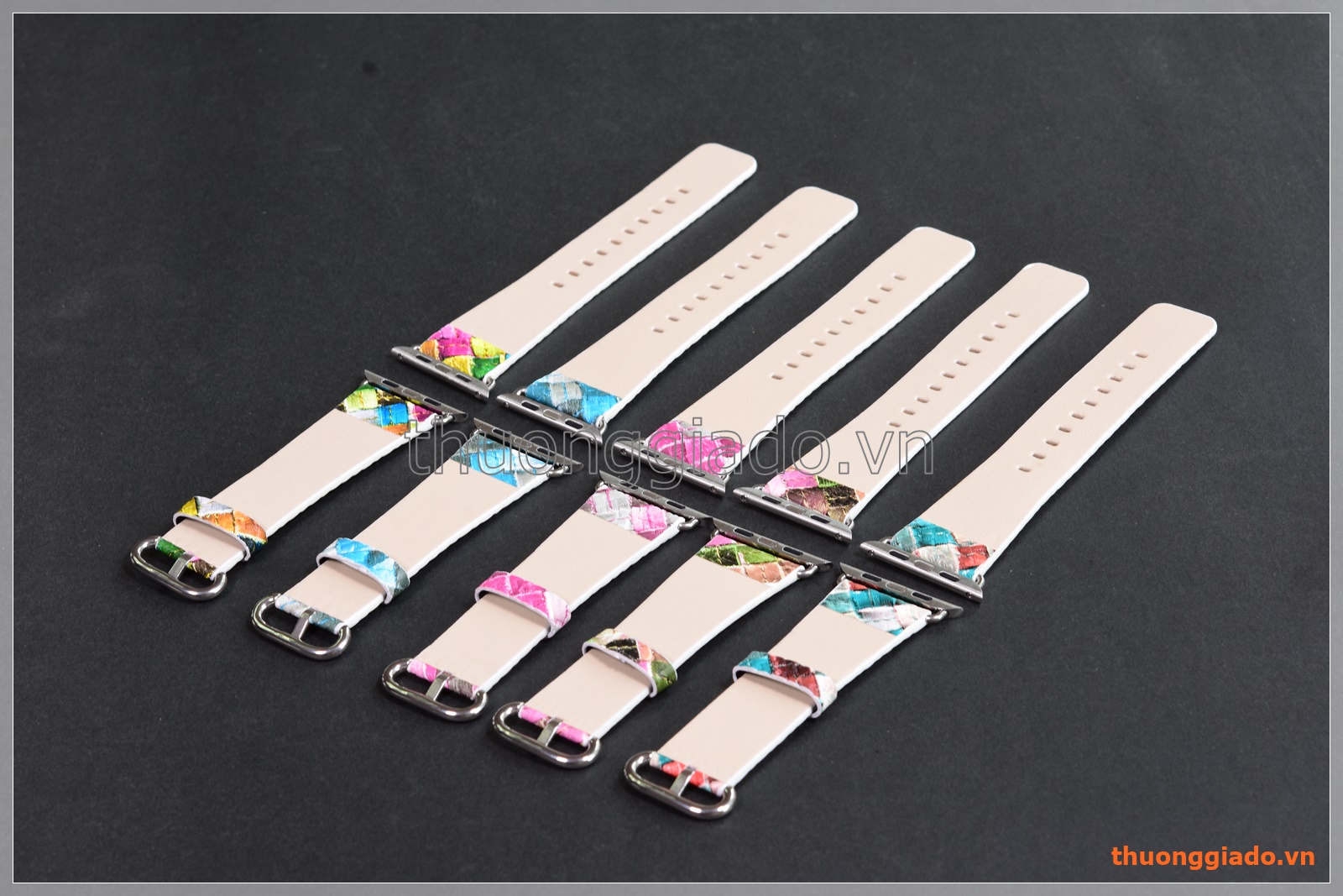 Dây đồng hồ Apple Watch 42mm (dây da PU, sắc màu thời trang)
