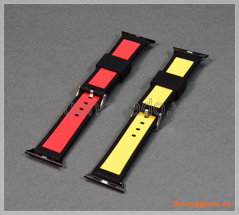 Dây đồng hồ Apple Watch 42mm (Scuderia Ferrari, dây cao su)