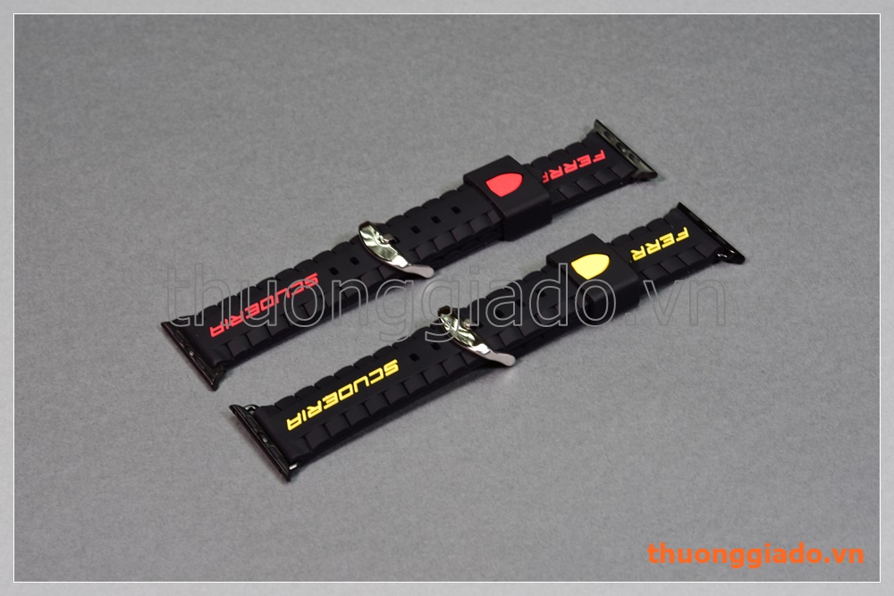 Dây đồng hồ Apple Watch 42mm (Scuderia Ferrari, dây cao su)