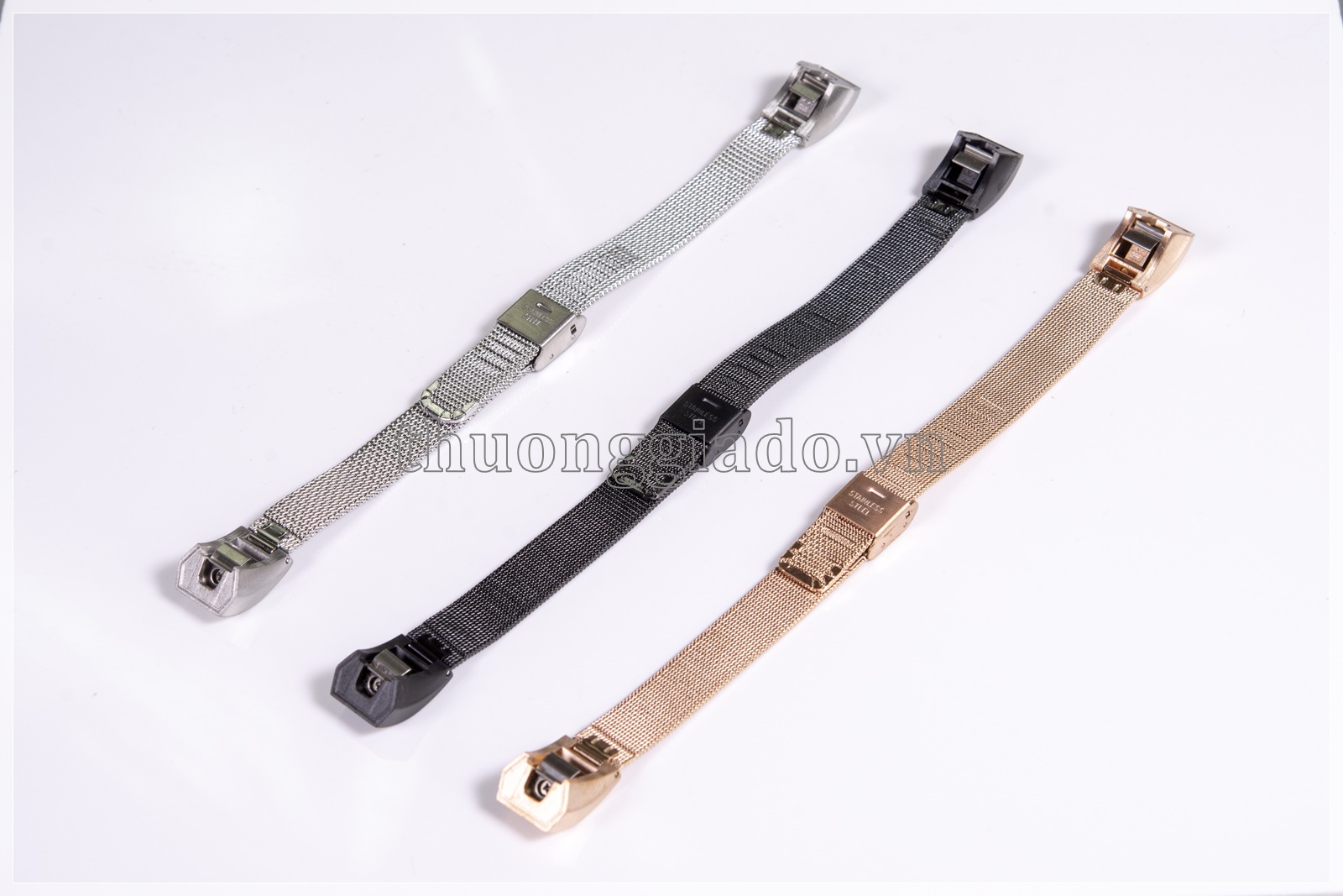 Dây đồng hồ Fitbit Alta HR/ Fitbit Alta (thép không gỉ, mắt nhỏ, kiểu 2)