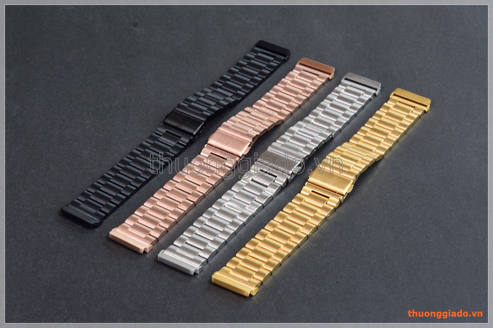 Dây đồng hồ Fitbit Versa (thép không gỉ, kiểu dây đồng hồ truyền thống)