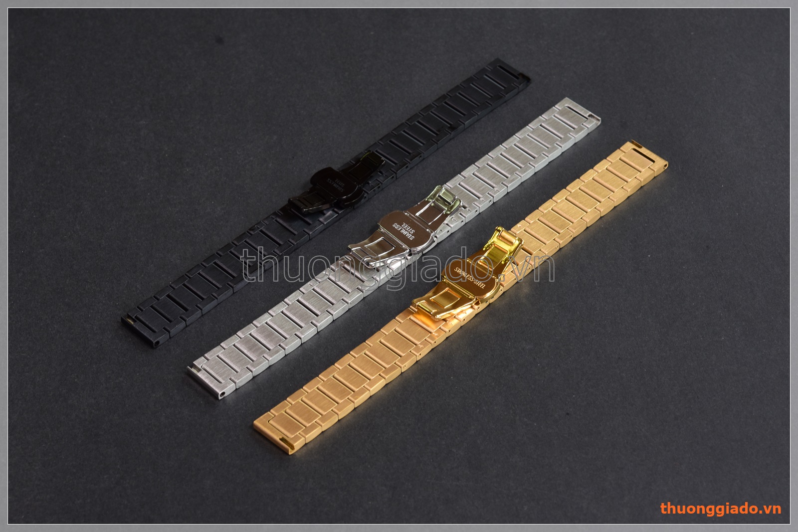 Dây đồng hồ Huawei Talkband B3 (bề rộng dây 16mm), thép không gỉ