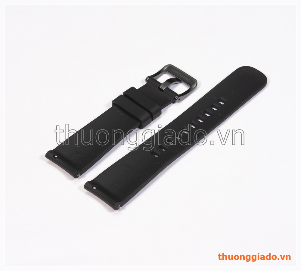 Dây đồng hồ Samsung Galaxy Watch 42mm, Gear S2 Classic màu đen, hàng chính hãng