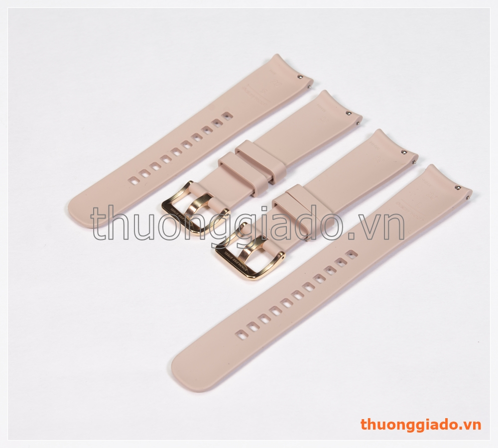 Dây đồng hồ Samsung Galaxy Watch 42mm, Gear S2 Classic màu vàng hồng, hàng chính hãng