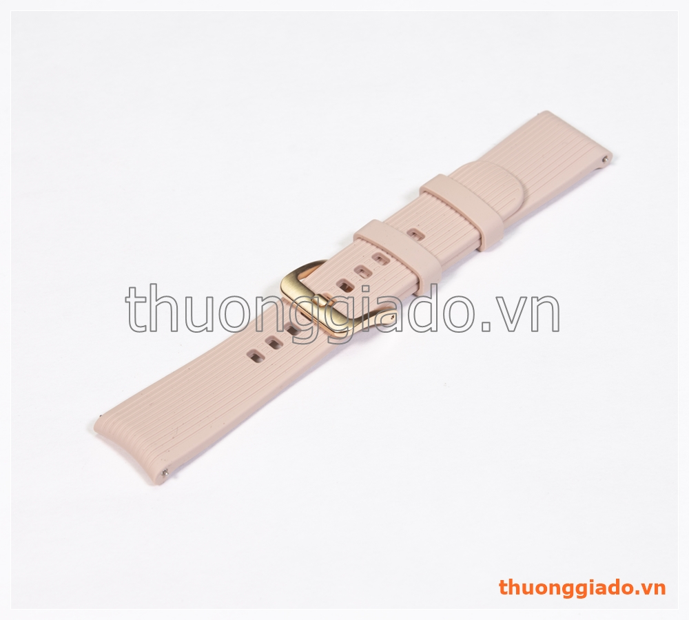 Dây đồng hồ Samsung Galaxy Watch 42mm, Gear S2 Classic màu vàng hồng, hàng chính hãng