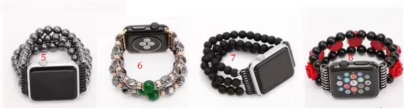 Dây đồng hồ thời trang Apple Watch 38mm (hột xoàn, đính đá)