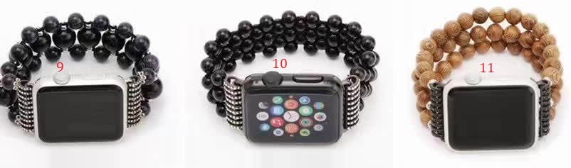 Dây đồng hồ thời trang Apple Watch 38mm (hột xoàn, đính đá)