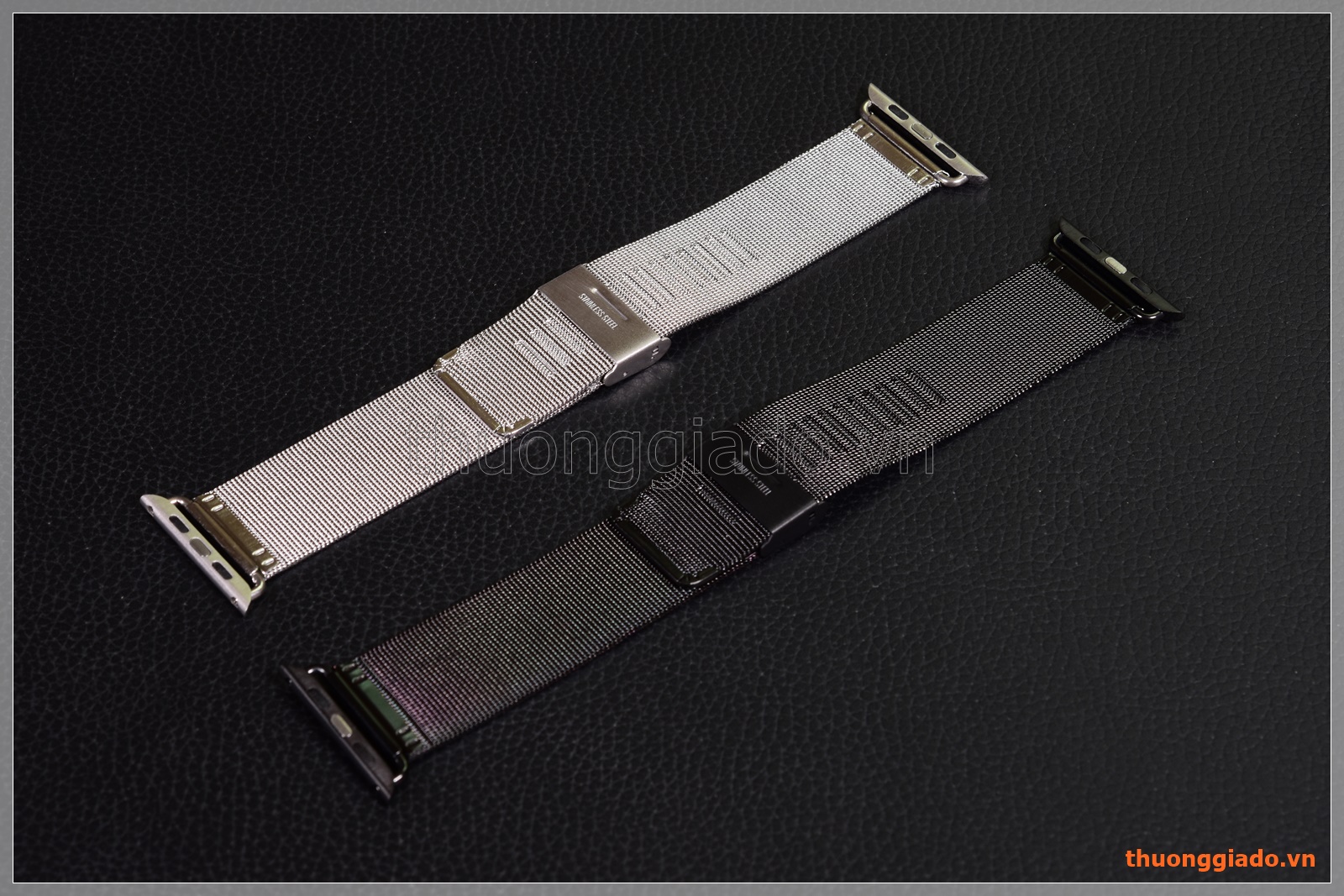 Dây đồng hồ thông minh Apple Watch 42mm (thép không gỉ, mắt nhỏ, mẫu 01)