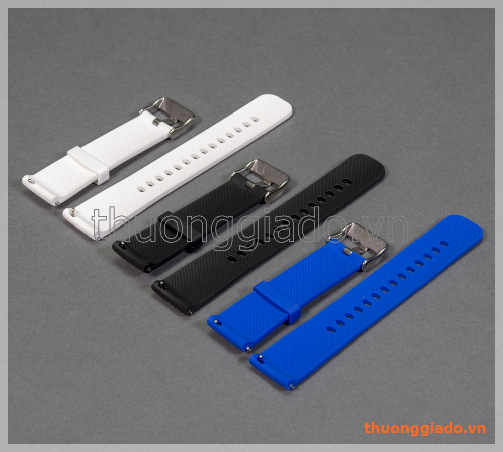Dây thay thế cho Samsung Gear Sport (20mm, cỡ L), chất liệu cao su