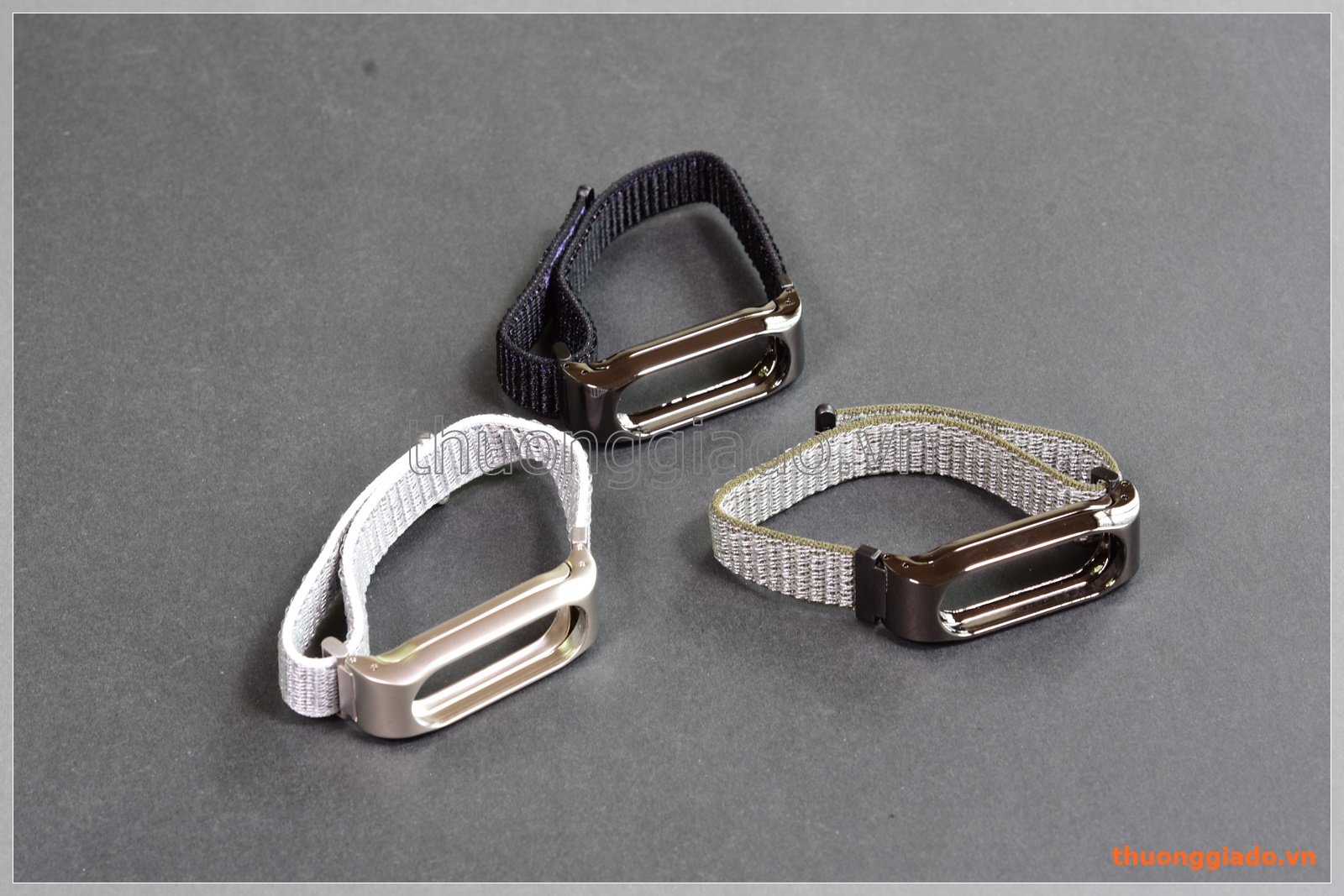 Dây thay thế Mi Band 2 (dây vải, khóa dính dán Velco)