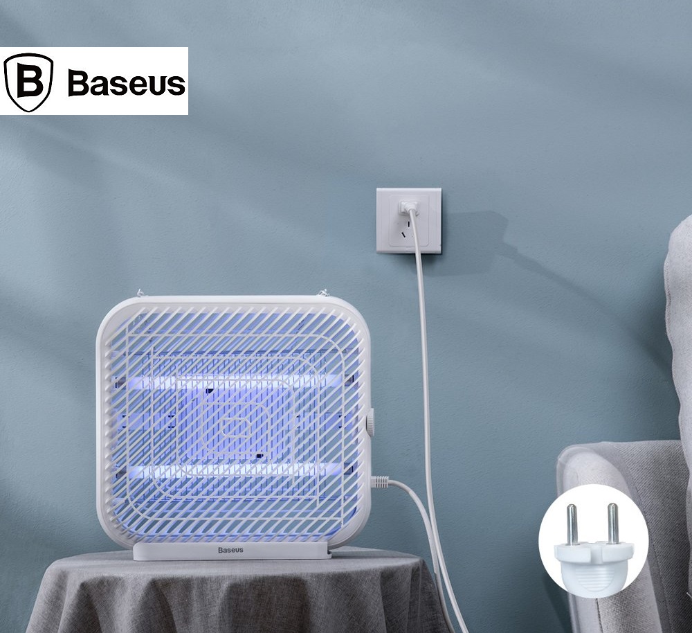 Đèn diệt côn trùng Baseus bản to (dùng ánh sáng bẫy, sử dụng điện 220V)