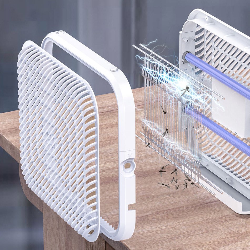 Đèn diệt côn trùng Baseus bản to (dùng ánh sáng bẫy, sử dụng điện 220V)