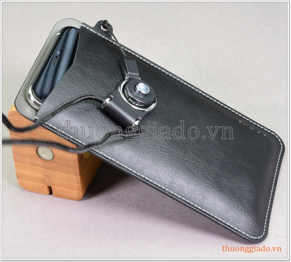 Bao da đeo cổ iPhone 11 Pro (5.8 inch), iPhone XS (5.8"), chất liệu da bò hiệu G-CASE