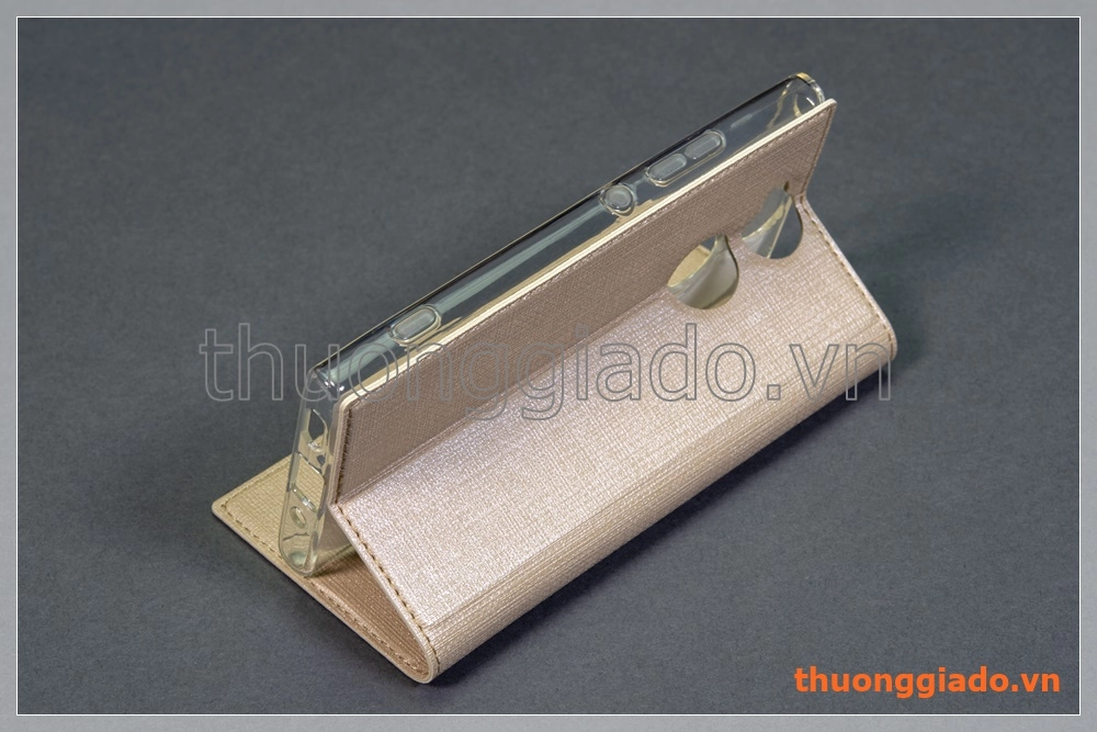 Bao da Sony Xperia XA2 (5.2") flip leather case, hiệu Vili