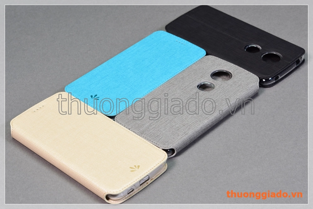 Bao da cầm tay Moto E5 Plus, Motorola flip leather case, hiệu Vili