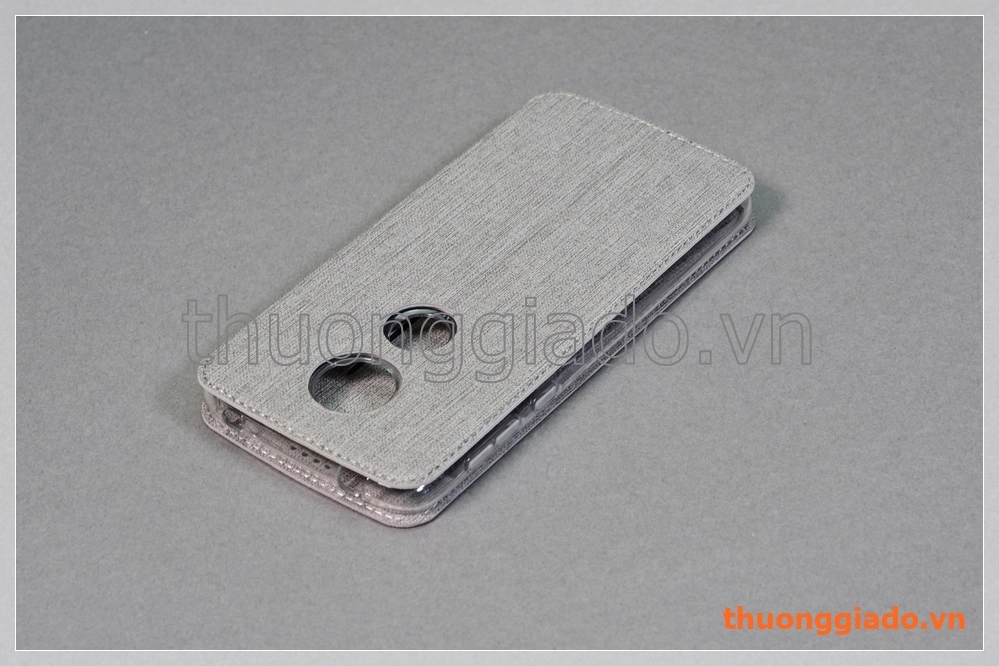 Bao da cầm tay Moto E5 Plus, Motorola flip leather case, hiệu Vili
