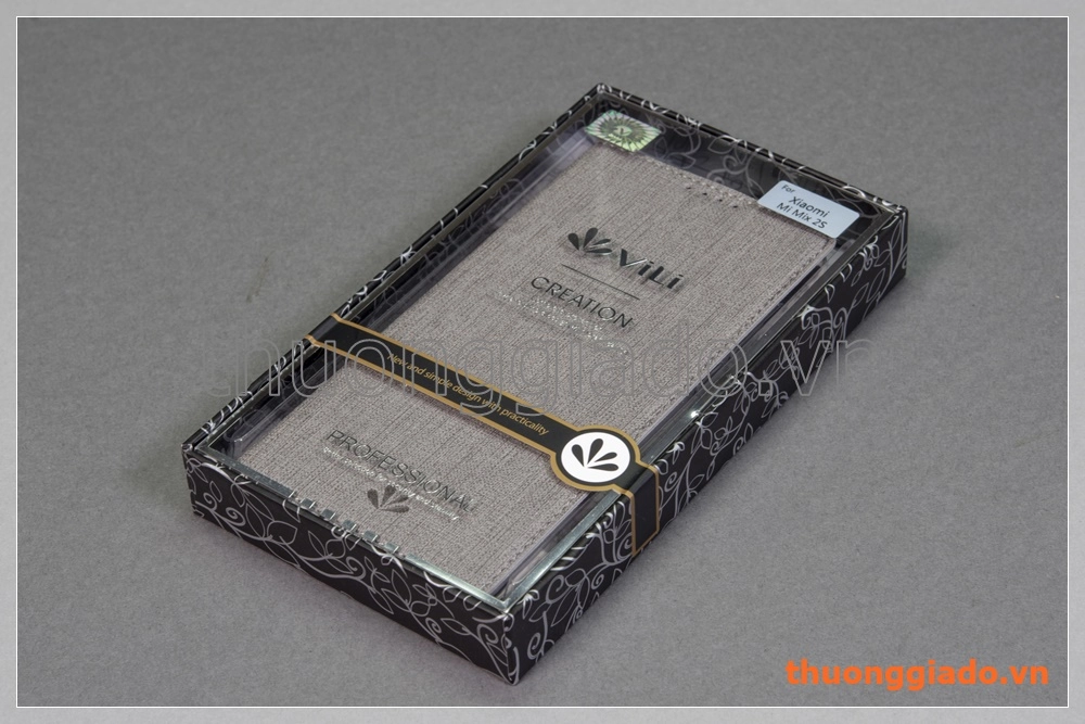 Bao da thời trang Mi Mix 2S flip leather case (hiệu Vili)