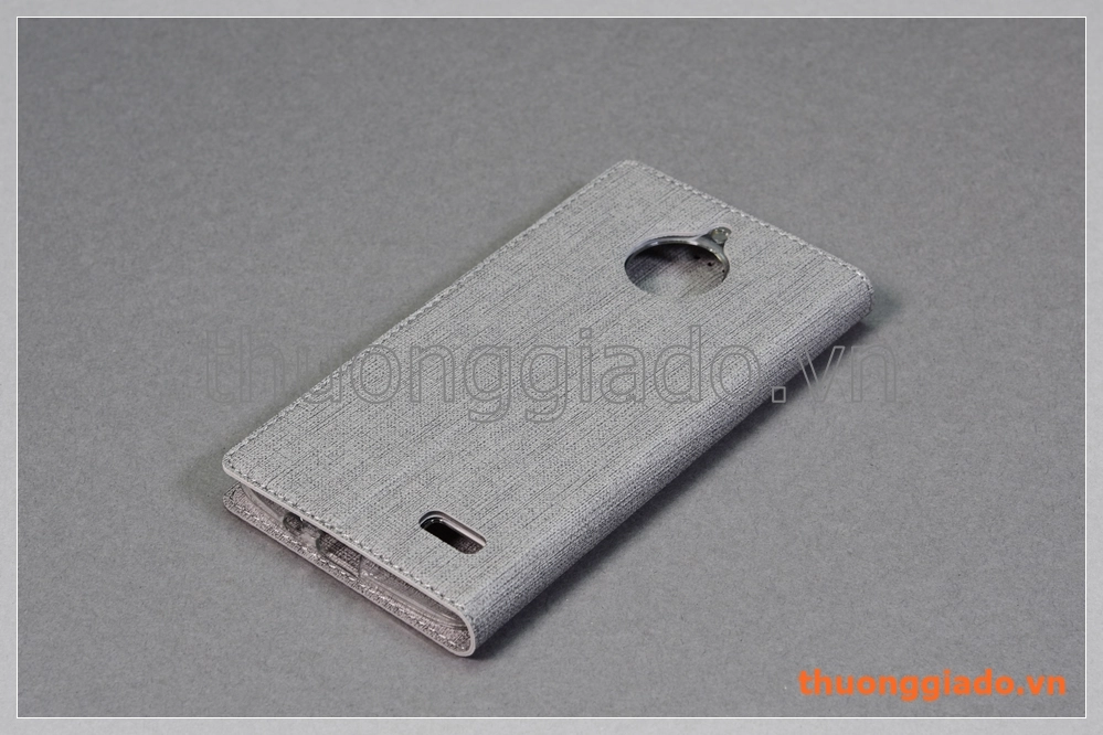 Bao da Moto E4 (Motorola) flip leather case, hiệu Vili