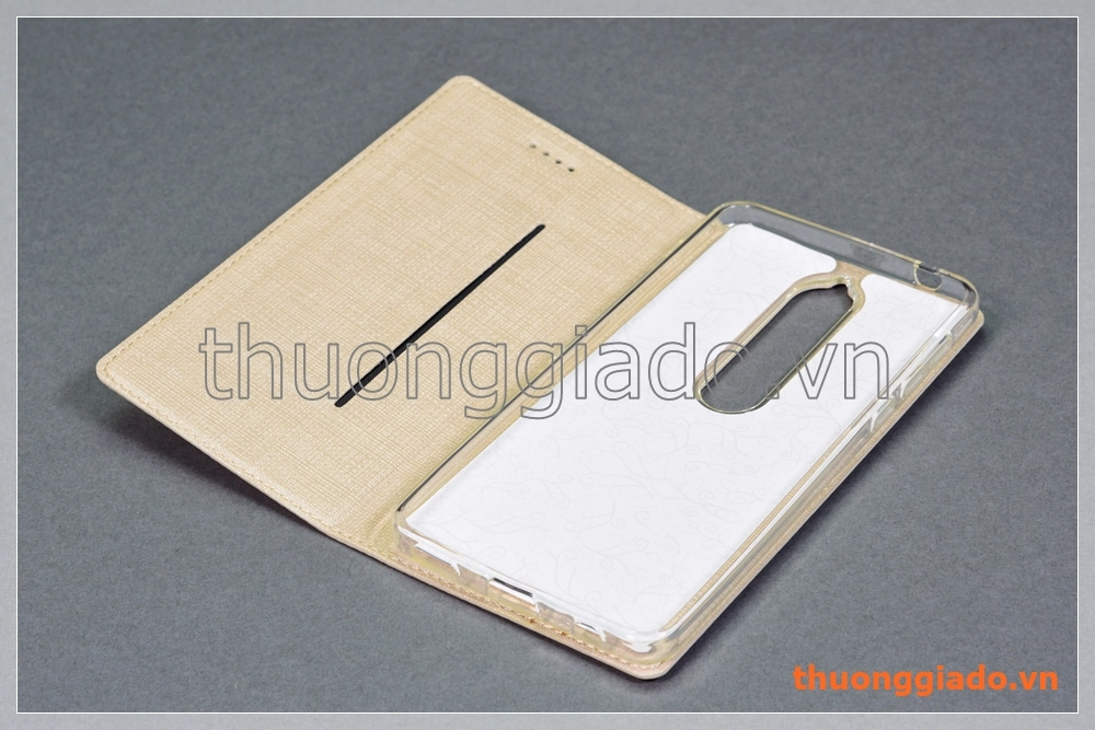 Bao da Nokia 6 (2018) flip leather case, hiệu Vili