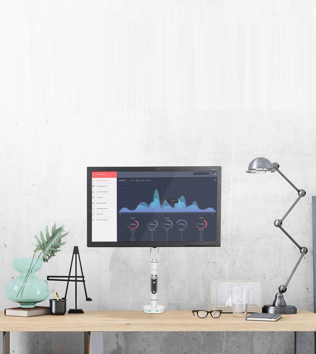 Giá đỡ màn hình máy tính Xiaomi Loctek MLD1