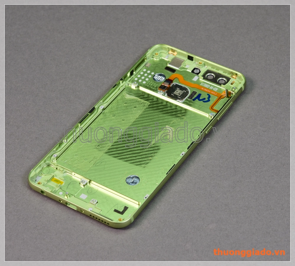 Thay vỏ Huawei Nova 2 Plus màu xanh, hàng zin tháo máy, kèm cảm biến vân tay