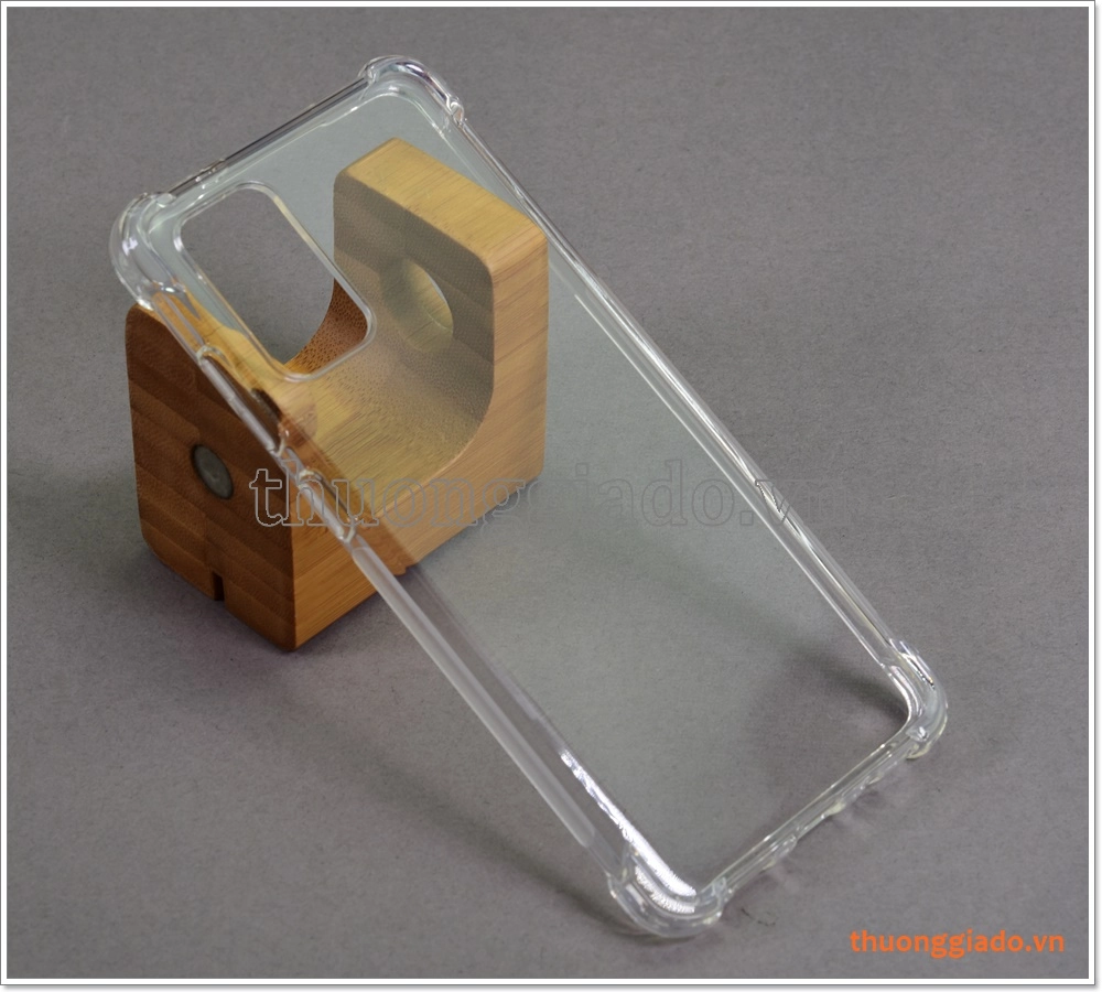 Ốp lưng Silicone Samsung Galaxy S20+, ốp dẻo trong suốt, chống sốc 4 góc
