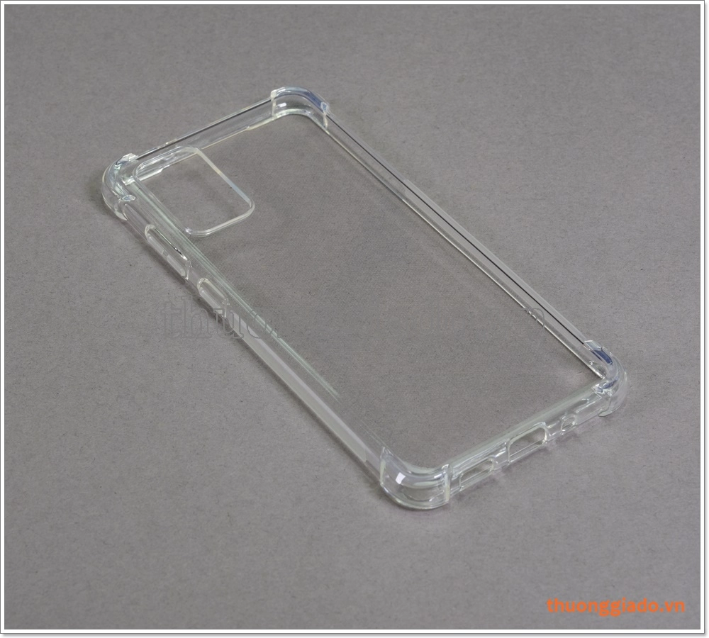 Ốp lưng Silicone Samsung Galaxy S20+, ốp dẻo trong suốt, chống sốc 4 góc