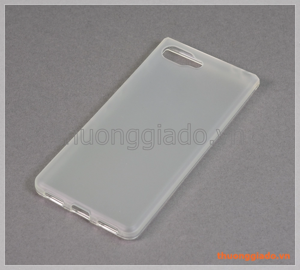 Ốp lưng silicone Blackberry Key2 Lite, ốp dẻo trắng mờ đục